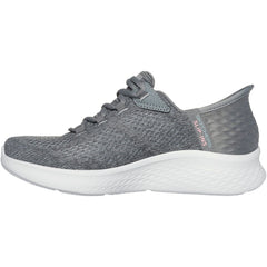 Women's Wide Fit Skechers 150012 Slip-ins Skech Lite Pro Natural Trainers