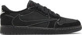 Nike Mens Travis Scott x Air Jordan 1 Low OG SP Sneakers - 'Black Phantom'