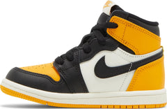 Nike Toddlers Air Jordan 1 Retro High OG Sneakers - 'Yellow Toe'