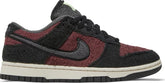 Nike Womens Dunk Low SE Sneakers - 'Fleece - Burgundy Crush'