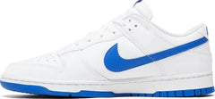 Nike Mens Dunk Low Sneakers - 'White Hyper Royal'