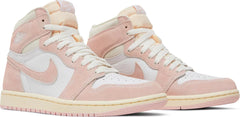 Nike Womens Air Jordan 1 Retro High OG Sneakers - 'Washed Pink'