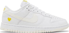 Nike Womens Dunk Low Sneakers - 'Valentine's Day - Yellow Heart'