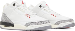 Nike Grade School Womens Air Jordan 3 Retro Sneakers - 'White Cement Reimagined'