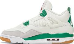Nike Mens SB x Air Jordan 4 Retro Sneakers - 'Pine Green'
