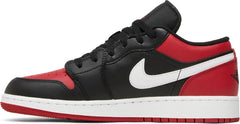 Nike Grade School Womens Air Jordan 1 Low Sneakers - 'Alternate Bred Toe'