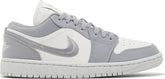 Nike Womens Air Jordan 1 Low SE Sneakers - 'Light Steel Grey'
