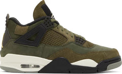Nike Mens Air Jordan 4 Retro SE Sneakers - 'Craft - Olive'