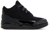 Nike Toddlers Air Jordan 3 Retro Sneakers -'Black Cat' 2025'