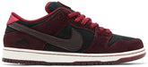 Nike Mens RIOT Skateshop x Dunk Low Pro SB QS 'Mahogany Dark Beetroot'