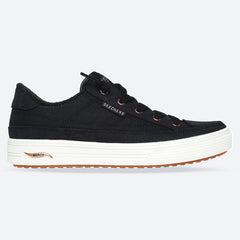 Women's Wide Fit Skechers 177190W Arch Fit Arcade Meet Ya There Shoes - Black