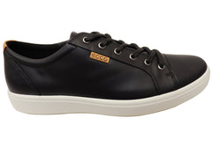ECCO Mens Soft 7 Comfortable Leather Casual Lace Up Sneakers Shoes