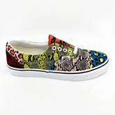 Vans Era Patchwork Leopard Snake Multicolor Womens Casual Shoes