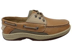 Sperry Mens Billfish Comfortable Wide Width Leather Boat Shoes