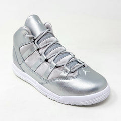 Jordan Max Aura SE Metallic Silver Grade School Kids Shoes Sneakers AV5176 040