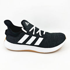 Adidas Cloudfoam Pure SPW Black White Gum Womens Running Shoes IG2530