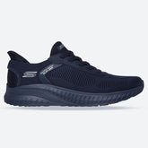 Men's Wide Fit Skechers Slip-ins 118312 Bobs Sport Squad Chaos Solid Step Trainers