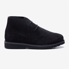 Men's Wide Fit Tredd Well William 22759 Suede Dress Boots - Black