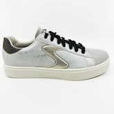 Skechers Eden LX Glimpse Of Glitter Light Gray Black Womens Athletic Sneakers