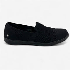 Skechers One The Go Dreamy Beaming Blacck Womens Casual Slip-On