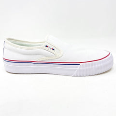 PF Flyers Center Slip On White Womens Shoes PM12OS2F