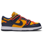 Nike Mens Off-White x Dunk Low Sneakers - 'University Gold'