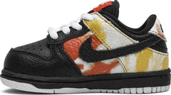 Nike Toddlers Dunk SB Low Sneakers - 'Tie-Dye Raygun - Black'