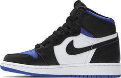 Nike Grade School Womens Air Jordan 1 Retro High OG Sneakers - 'Royal Toe'