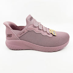 SKECHERS Bobs Squad Chaos Daily Inspiration Rose Womens Slip On Sneakers