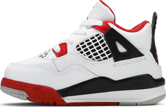 Nike Toddlers Air Jordan 4 Retro OG Sneakers - 'Fire Red' 2020