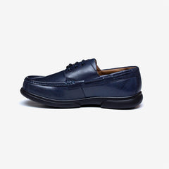 Mens Wide Fit Tredd Well Dean Shoes Navy Boat Shoes