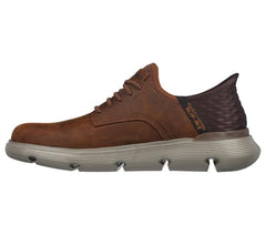 Men's Wide Fit Skechers 205046W Slip-ins Garza Gervin Trainers - Dark Brown