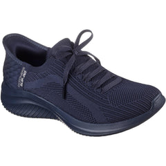 Women's Wide Fit Skechers 150447 Slip-ins Ultra Flex 3.0 Pure Color Trainers