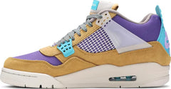 Nike Mens Union LA x Air Jordan 4 Retro Sneakers - 'Desert Moss'