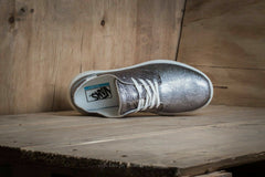 VANS ISO 2 (Disco Python) Blanc Metallic Silver UltraCush Womens Casual Sneakers