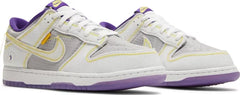 Nike Mens Union LA x Dunk Low Sneakers - 'Passport Pack - 'Lakers'