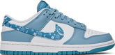 Nike Womens Dunk Low Sneakers - 'Blue Paisley'