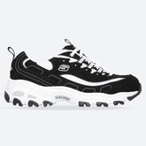 Women's Wide Fit Skechers 11930 D'Lites Biggest Fan Trainers