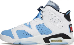 Nike Grade School Womens Air Jordan 6 Retro Sneakers - 'UNC Home'