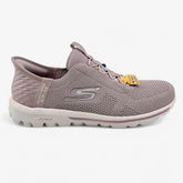 Skechers Go Walk Travel Milan Mauve Womens Athletic Sneaker