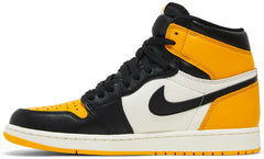 Nike Mens Air Jordan 1 Retro High OG Sneakers - 'Yellow Toe'