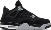 Nike Mens Air Jordan 4 Retro SE Sneakers - 'Black Canvas'