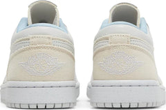 Nike Womens Air Jordan 1 Low Sneakers - 'Sail Canvas'