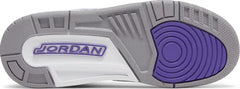 Nike Grade School Womens Air Jordan 3 Retro Sneakers - 'Dark Iris'