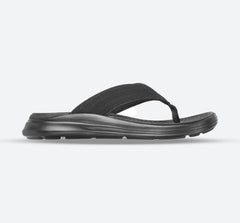 Men's Wide Fit Skechers 204383 Relaxed Fit Sargo Point Vista Flip Flops
