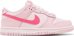 Nike Grade School Womens Dunk Low Sneakers - 'Triple Pink'