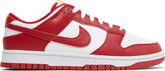 Nike Mens Dunk Low Retro Sneakers - 'Gym Red'