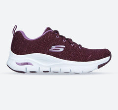 Women's Wide Fit Skechers 149713 Arch Fit Glee For All Trainers