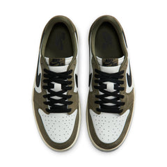 NIKE Air Jordan 1 Retro Low OG “Medium Olive” Men's Sneakers