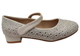 Grosby Ramona Glitter Girls Kids Mary Jane Formal Dress Shoes